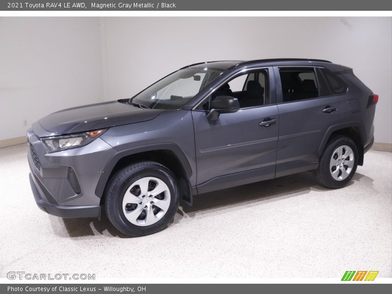 Magnetic Gray Metallic / Black 2021 Toyota RAV4 LE AWD