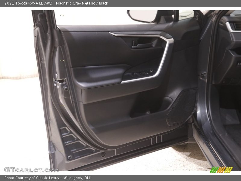 Magnetic Gray Metallic / Black 2021 Toyota RAV4 LE AWD