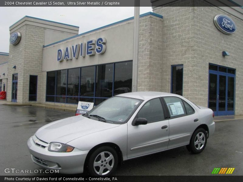 Ultra Silver Metallic / Graphite 2004 Chevrolet Cavalier LS Sedan