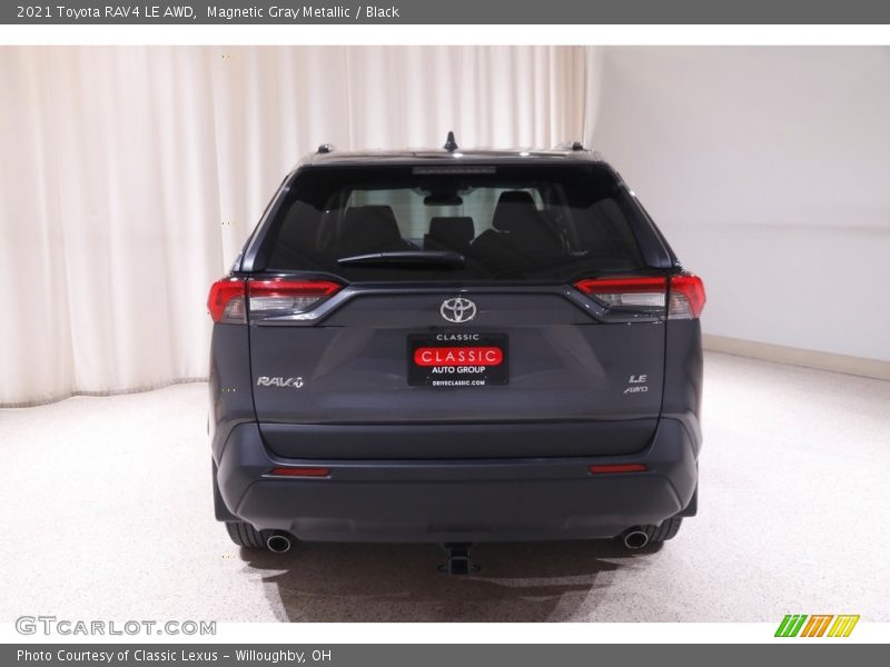 Magnetic Gray Metallic / Black 2021 Toyota RAV4 LE AWD