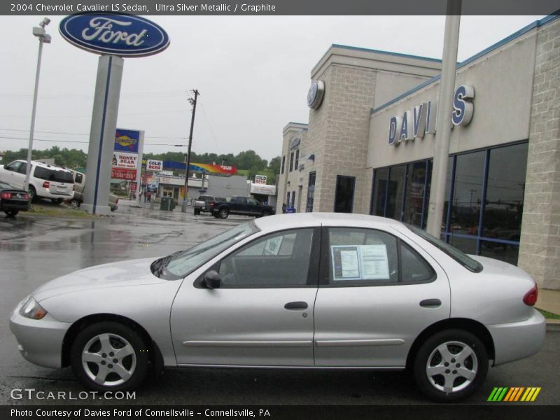Ultra Silver Metallic / Graphite 2004 Chevrolet Cavalier LS Sedan