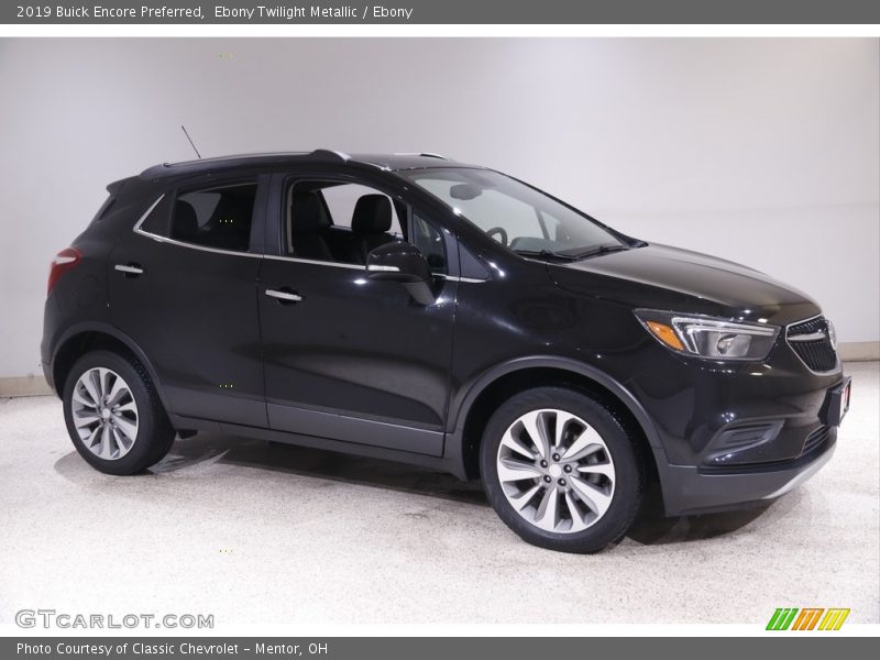 Ebony Twilight Metallic / Ebony 2019 Buick Encore Preferred