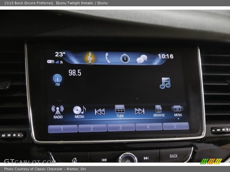 Ebony Twilight Metallic / Ebony 2019 Buick Encore Preferred