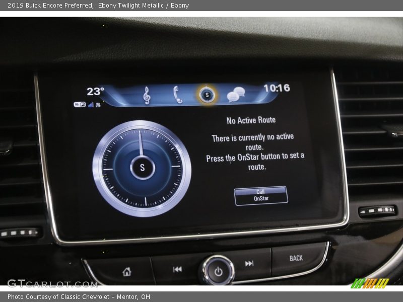 Ebony Twilight Metallic / Ebony 2019 Buick Encore Preferred