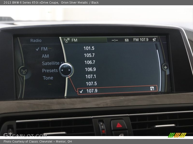 Audio System of 2013 6 Series 650i xDrive Coupe