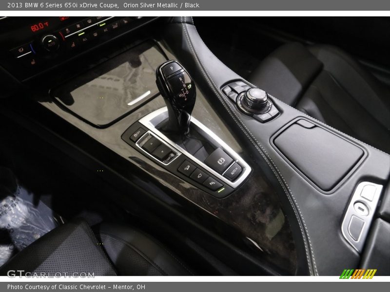 Orion Silver Metallic / Black 2013 BMW 6 Series 650i xDrive Coupe