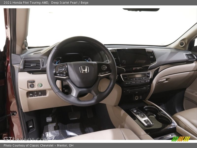 Dashboard of 2021 Pilot Touring AWD