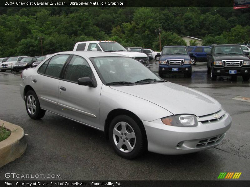 Ultra Silver Metallic / Graphite 2004 Chevrolet Cavalier LS Sedan