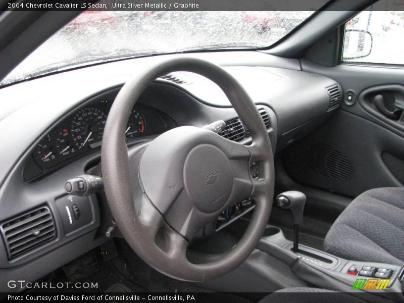 Ultra Silver Metallic / Graphite 2004 Chevrolet Cavalier LS Sedan