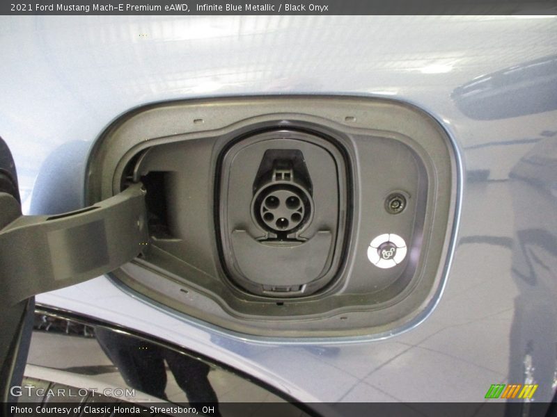 Infinite Blue Metallic / Black Onyx 2021 Ford Mustang Mach-E Premium eAWD