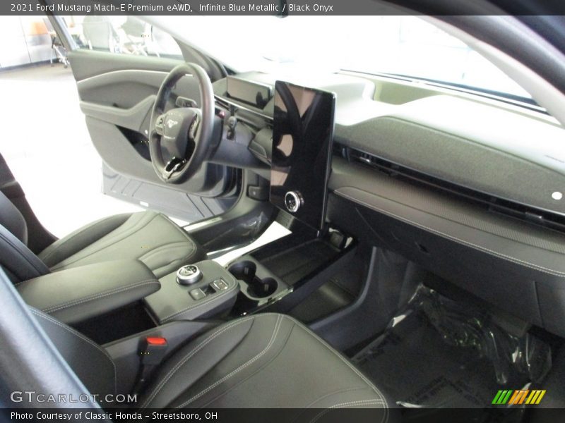 Infinite Blue Metallic / Black Onyx 2021 Ford Mustang Mach-E Premium eAWD