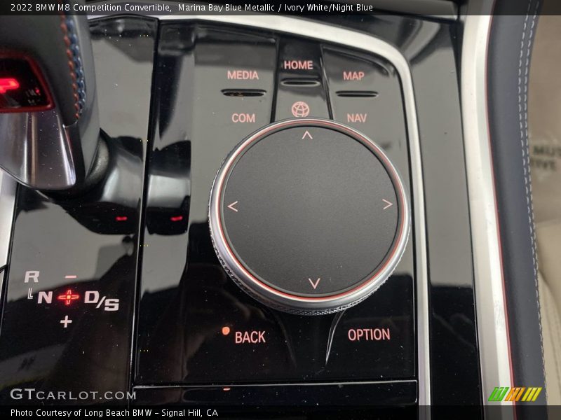 Controls of 2022 M8 Competition Convertible