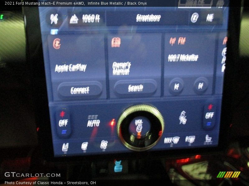 Infinite Blue Metallic / Black Onyx 2021 Ford Mustang Mach-E Premium eAWD