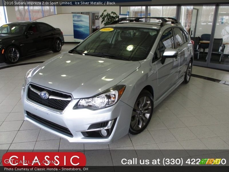 Ice Silver Metallic / Black 2016 Subaru Impreza 2.0i Sport Limited