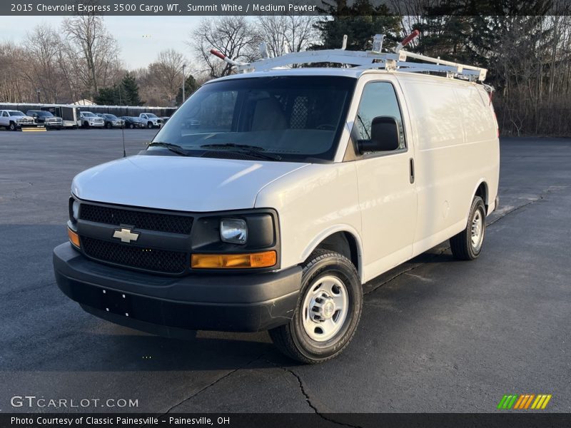 Summit White / Medium Pewter 2015 Chevrolet Express 3500 Cargo WT