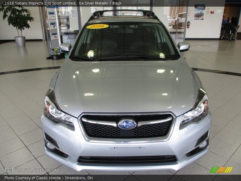 Ice Silver Metallic / Black 2016 Subaru Impreza 2.0i Sport Limited