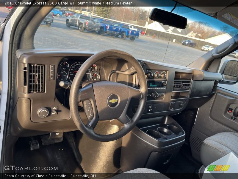Summit White / Medium Pewter 2015 Chevrolet Express 3500 Cargo WT