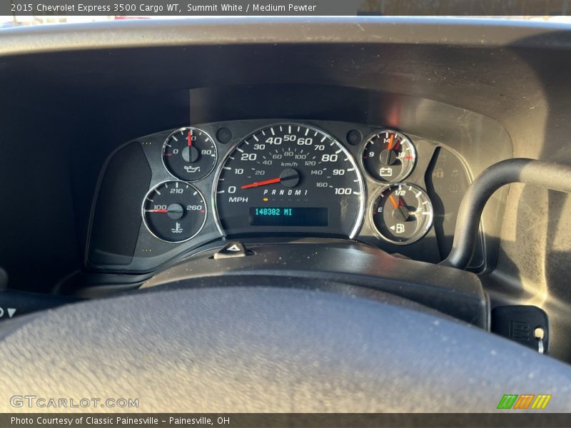 Summit White / Medium Pewter 2015 Chevrolet Express 3500 Cargo WT