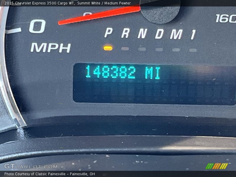 Summit White / Medium Pewter 2015 Chevrolet Express 3500 Cargo WT