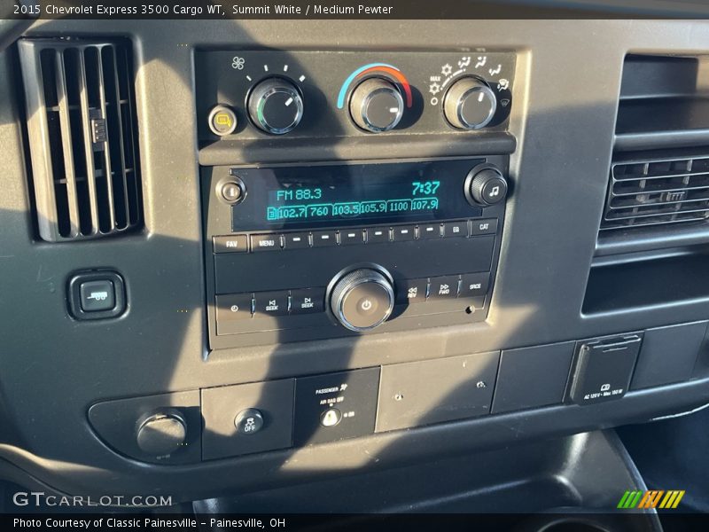 Summit White / Medium Pewter 2015 Chevrolet Express 3500 Cargo WT