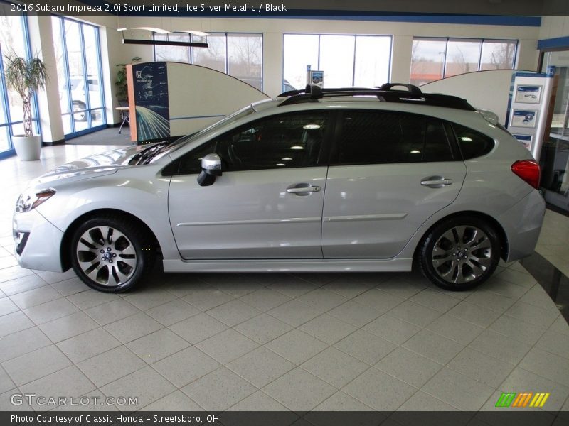 Ice Silver Metallic / Black 2016 Subaru Impreza 2.0i Sport Limited