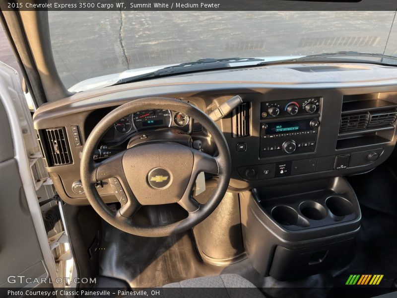Summit White / Medium Pewter 2015 Chevrolet Express 3500 Cargo WT