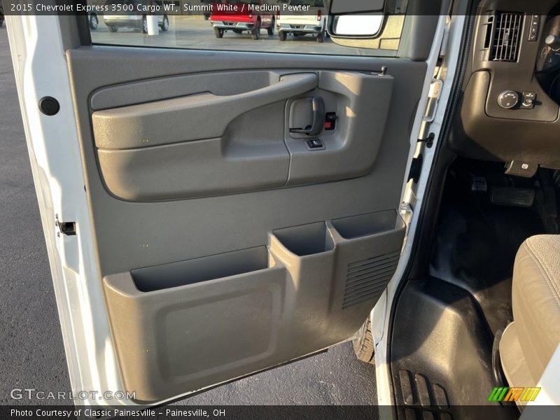 Summit White / Medium Pewter 2015 Chevrolet Express 3500 Cargo WT