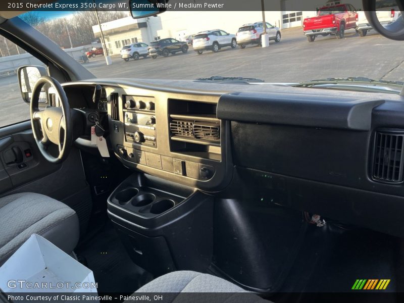 Summit White / Medium Pewter 2015 Chevrolet Express 3500 Cargo WT