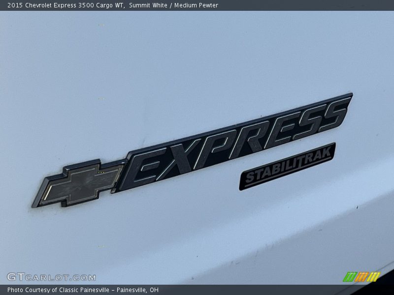 Summit White / Medium Pewter 2015 Chevrolet Express 3500 Cargo WT