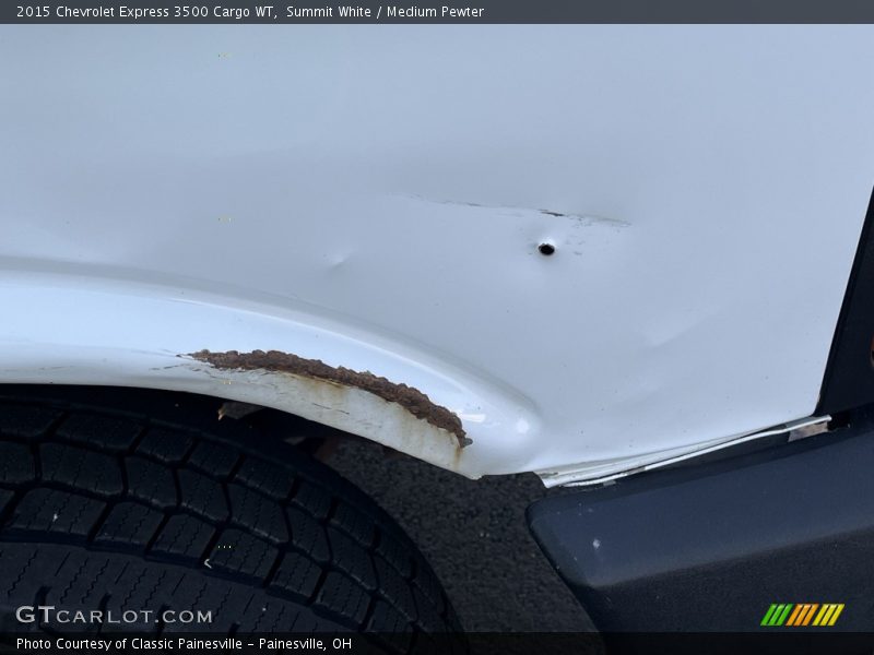 Summit White / Medium Pewter 2015 Chevrolet Express 3500 Cargo WT