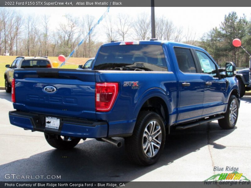 Atlas Blue Metallic / Black 2022 Ford F150 STX SuperCrew 4x4