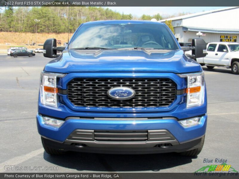 Atlas Blue Metallic / Black 2022 Ford F150 STX SuperCrew 4x4