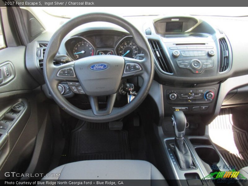 Ingot Silver / Charcoal Black 2017 Ford Escape S