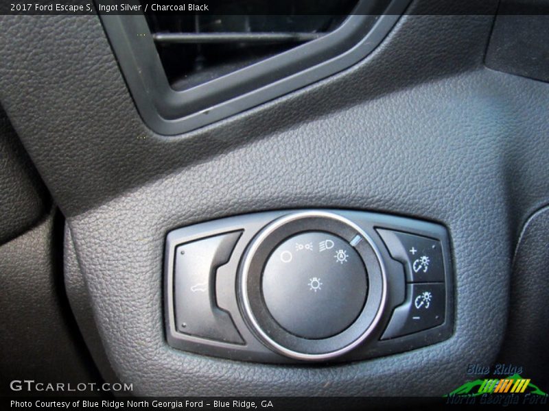 Ingot Silver / Charcoal Black 2017 Ford Escape S