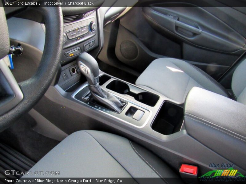 Ingot Silver / Charcoal Black 2017 Ford Escape S