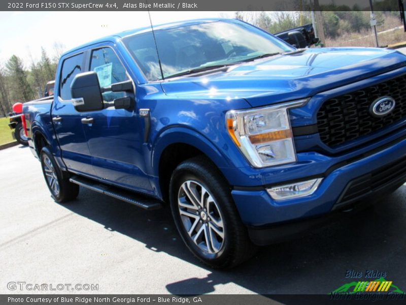 Atlas Blue Metallic / Black 2022 Ford F150 STX SuperCrew 4x4