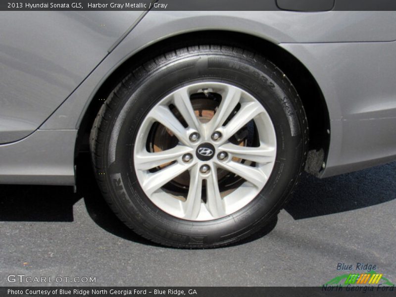 Harbor Gray Metallic / Gray 2013 Hyundai Sonata GLS
