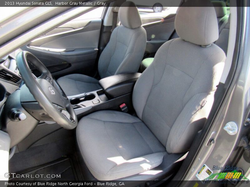 Harbor Gray Metallic / Gray 2013 Hyundai Sonata GLS