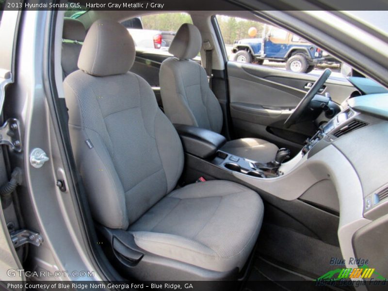 Harbor Gray Metallic / Gray 2013 Hyundai Sonata GLS