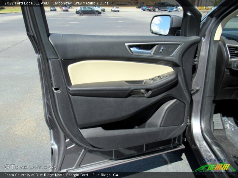 Carbonized Gray Metallic / Dune 2022 Ford Edge SEL AWD