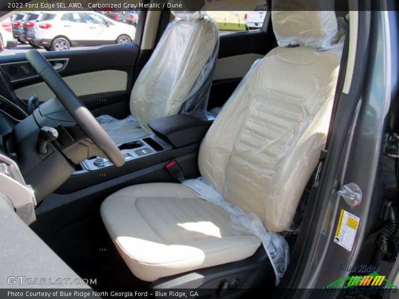 Carbonized Gray Metallic / Dune 2022 Ford Edge SEL AWD