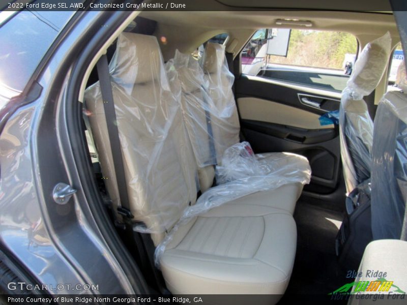 Carbonized Gray Metallic / Dune 2022 Ford Edge SEL AWD