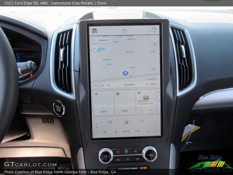 Carbonized Gray Metallic / Dune 2022 Ford Edge SEL AWD