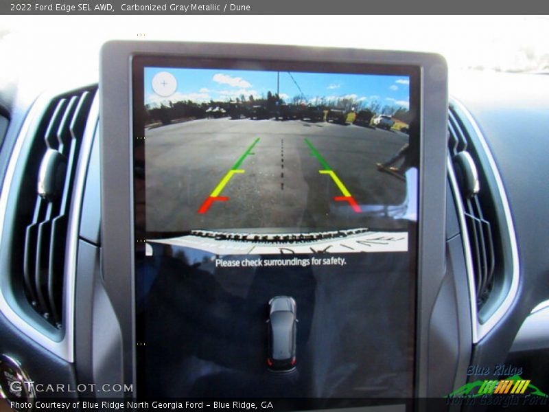 Carbonized Gray Metallic / Dune 2022 Ford Edge SEL AWD
