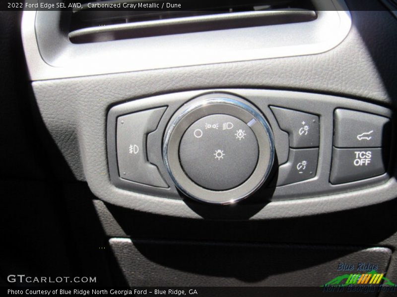Carbonized Gray Metallic / Dune 2022 Ford Edge SEL AWD