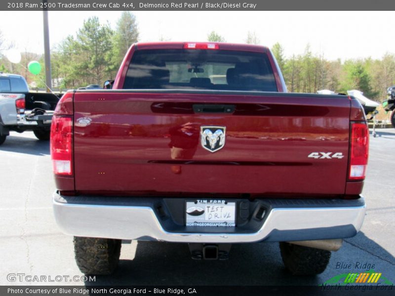 Delmonico Red Pearl / Black/Diesel Gray 2018 Ram 2500 Tradesman Crew Cab 4x4