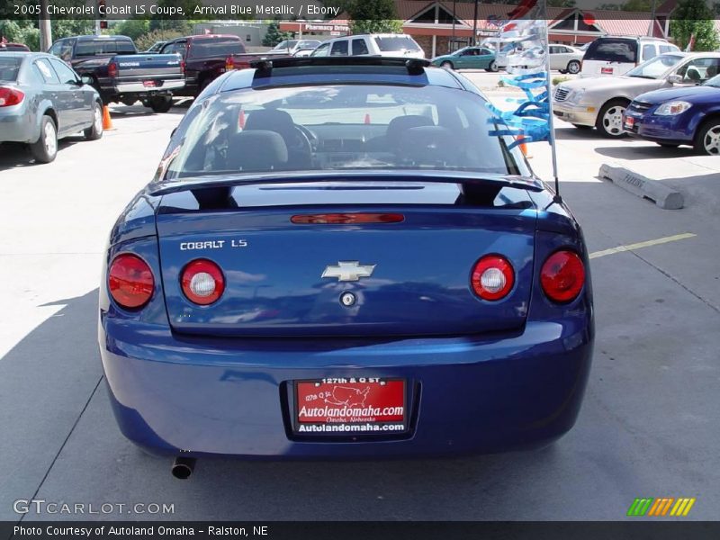 Arrival Blue Metallic / Ebony 2005 Chevrolet Cobalt LS Coupe