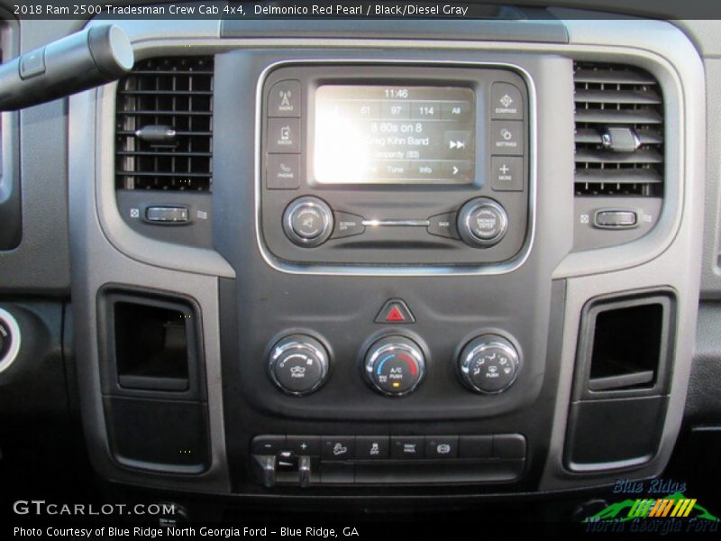 Delmonico Red Pearl / Black/Diesel Gray 2018 Ram 2500 Tradesman Crew Cab 4x4