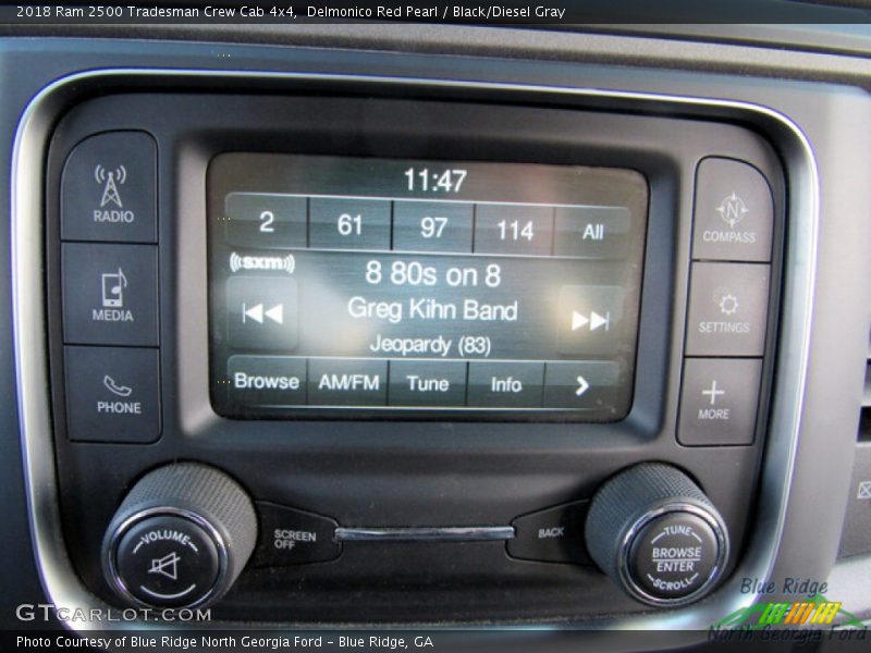 Delmonico Red Pearl / Black/Diesel Gray 2018 Ram 2500 Tradesman Crew Cab 4x4