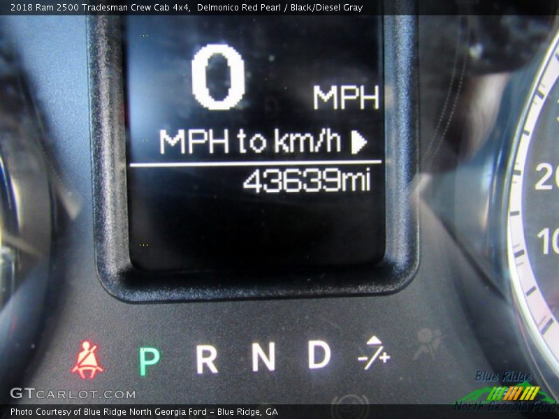 Delmonico Red Pearl / Black/Diesel Gray 2018 Ram 2500 Tradesman Crew Cab 4x4